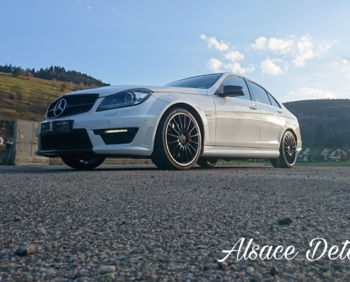 Préparation esthétique Mercedes C63 AMG