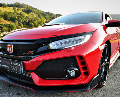 Detailing honda type R véhicule complet