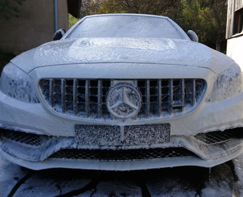 Detailing lavage entretien Mercedes