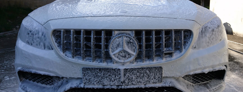 Detailing lavage entretien Mercedes